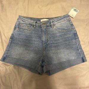 Light Wash Jean Shorts
